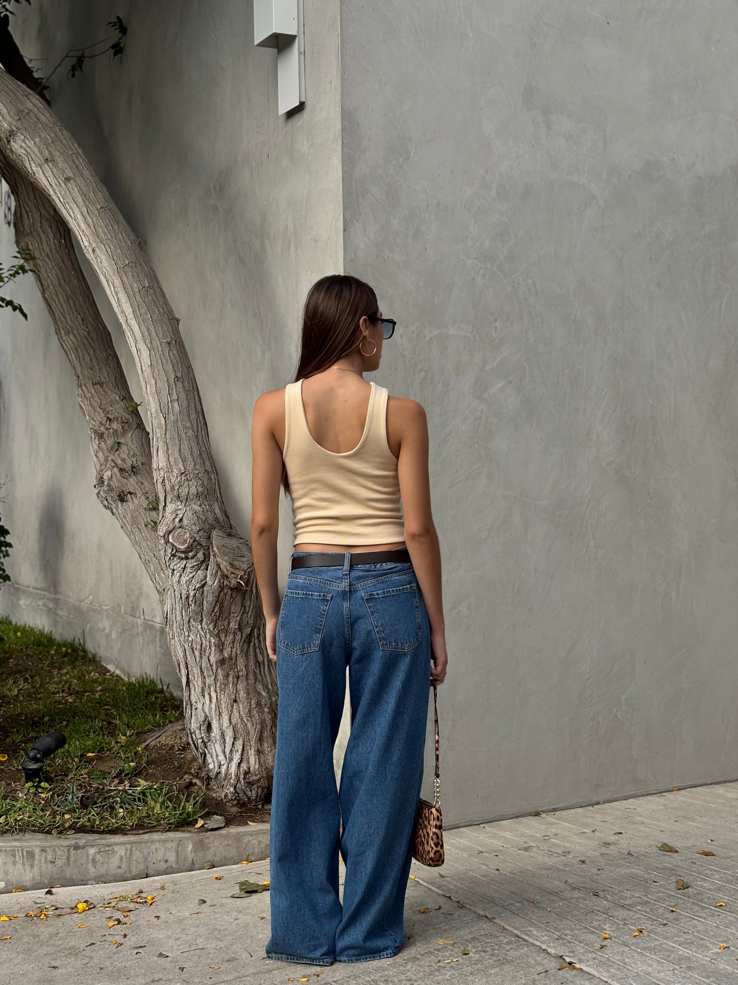 JEAN OLD NAVY WOW BAGGY WIDE LEG - AZUL
