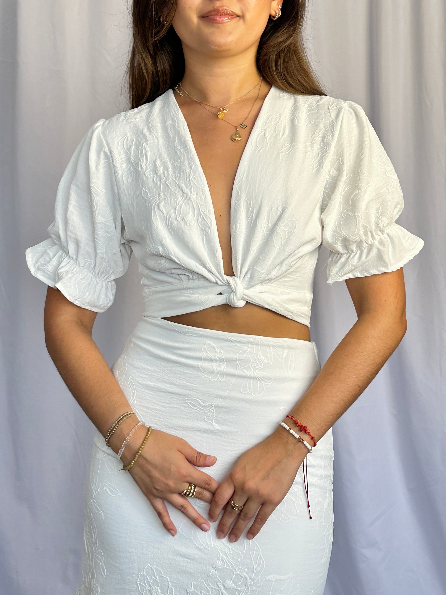 Blusa Isla - Perla