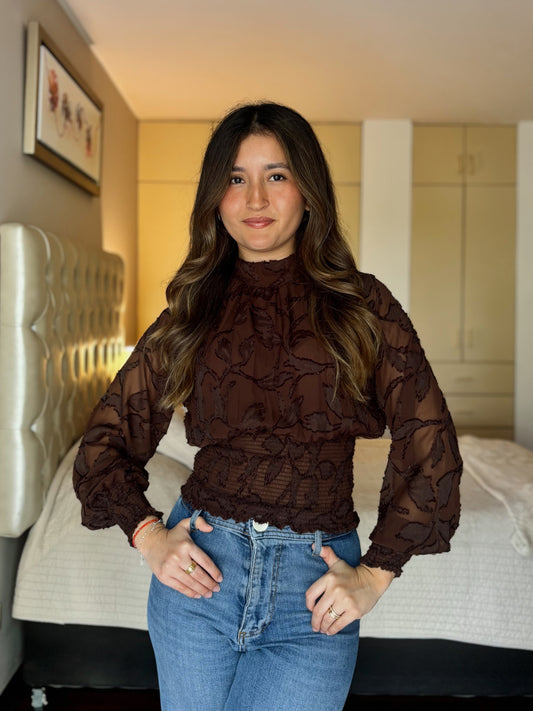 Blusa Julieta - Chocolate