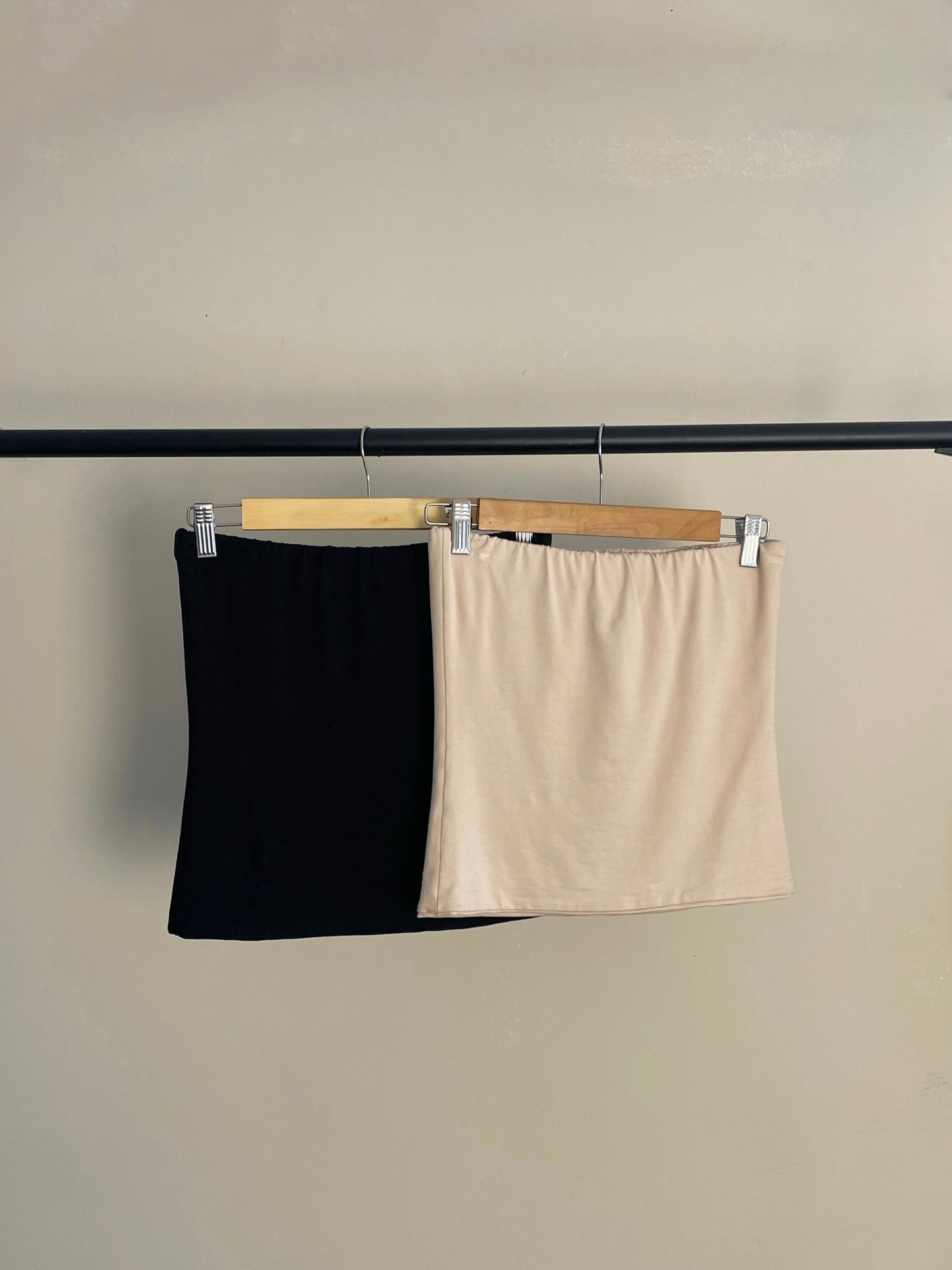 Pack 2 top Alba - Beige / Negro