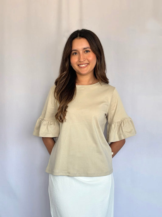 PACK 3 POLOS OLIVIA 2.0 - ARENA, NEGRO y ROSADO PASTEL