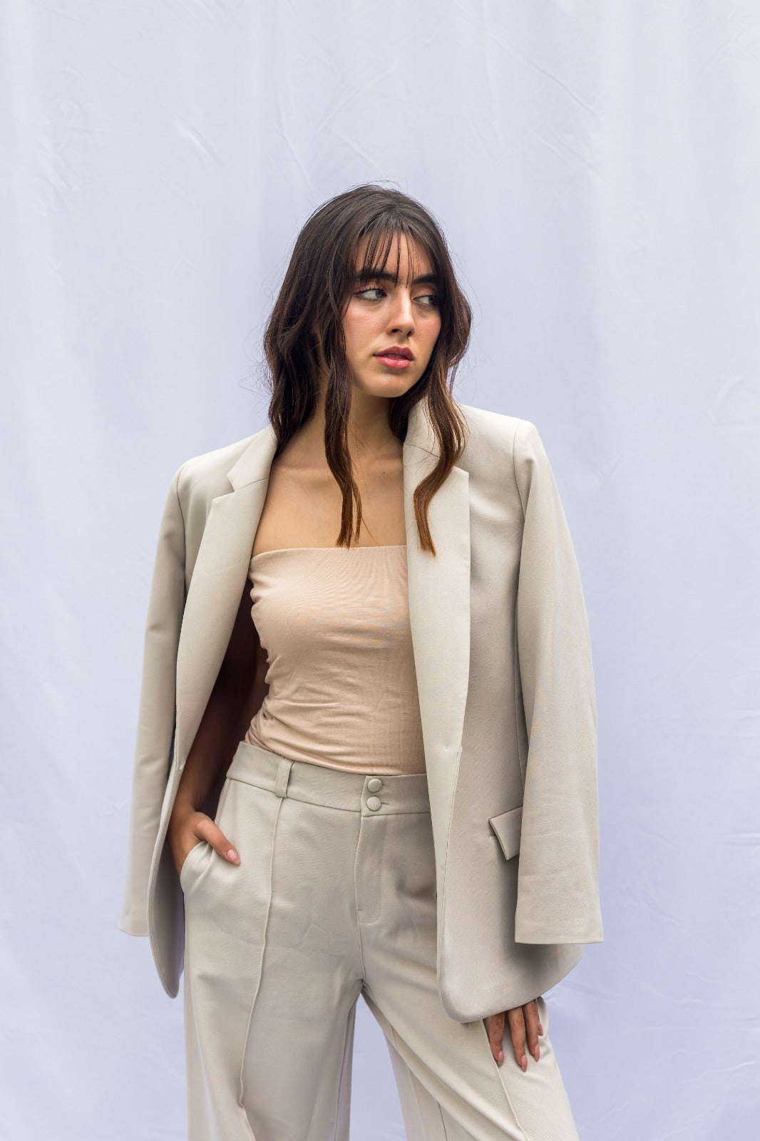 Pack 2 top Alba - Perla / Beige