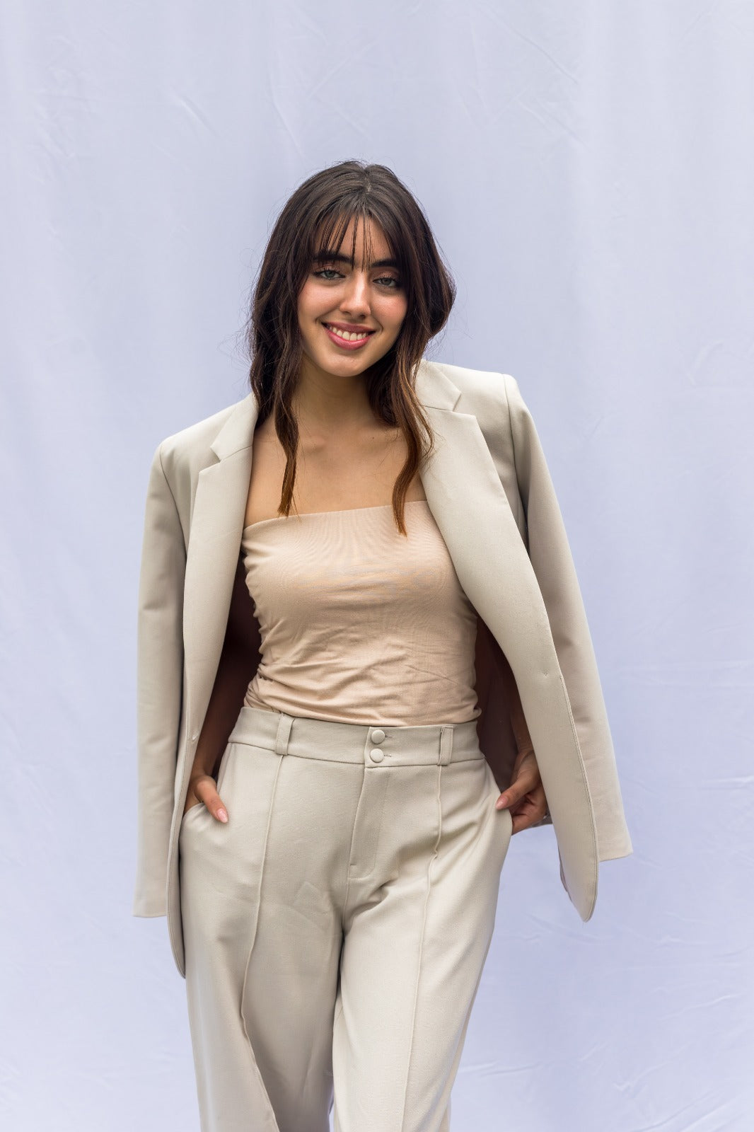 Pack 2 top Alba - Perla / Beige