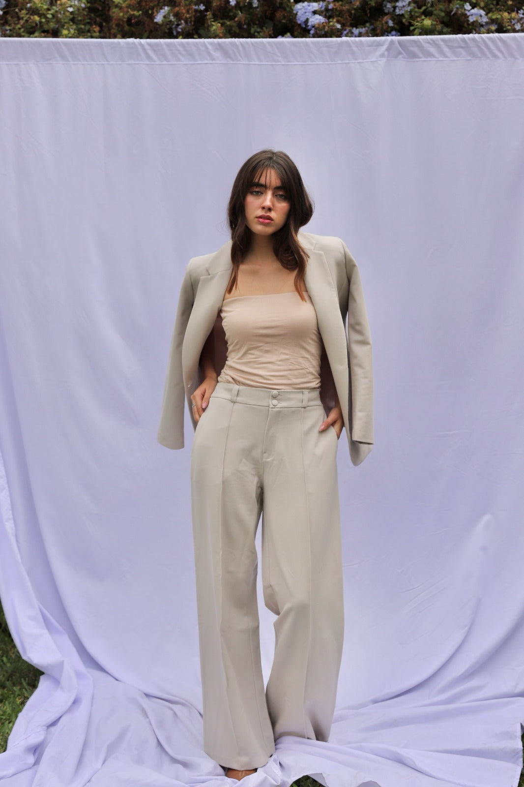 Pack 2 top Alba - Perla / Beige
