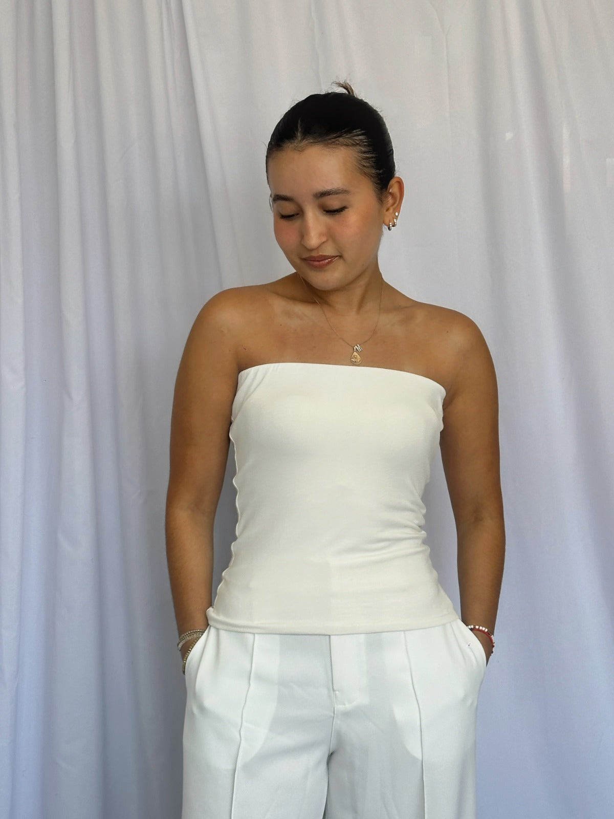 Pack 3 top Alba - Perla / Beige / Negro