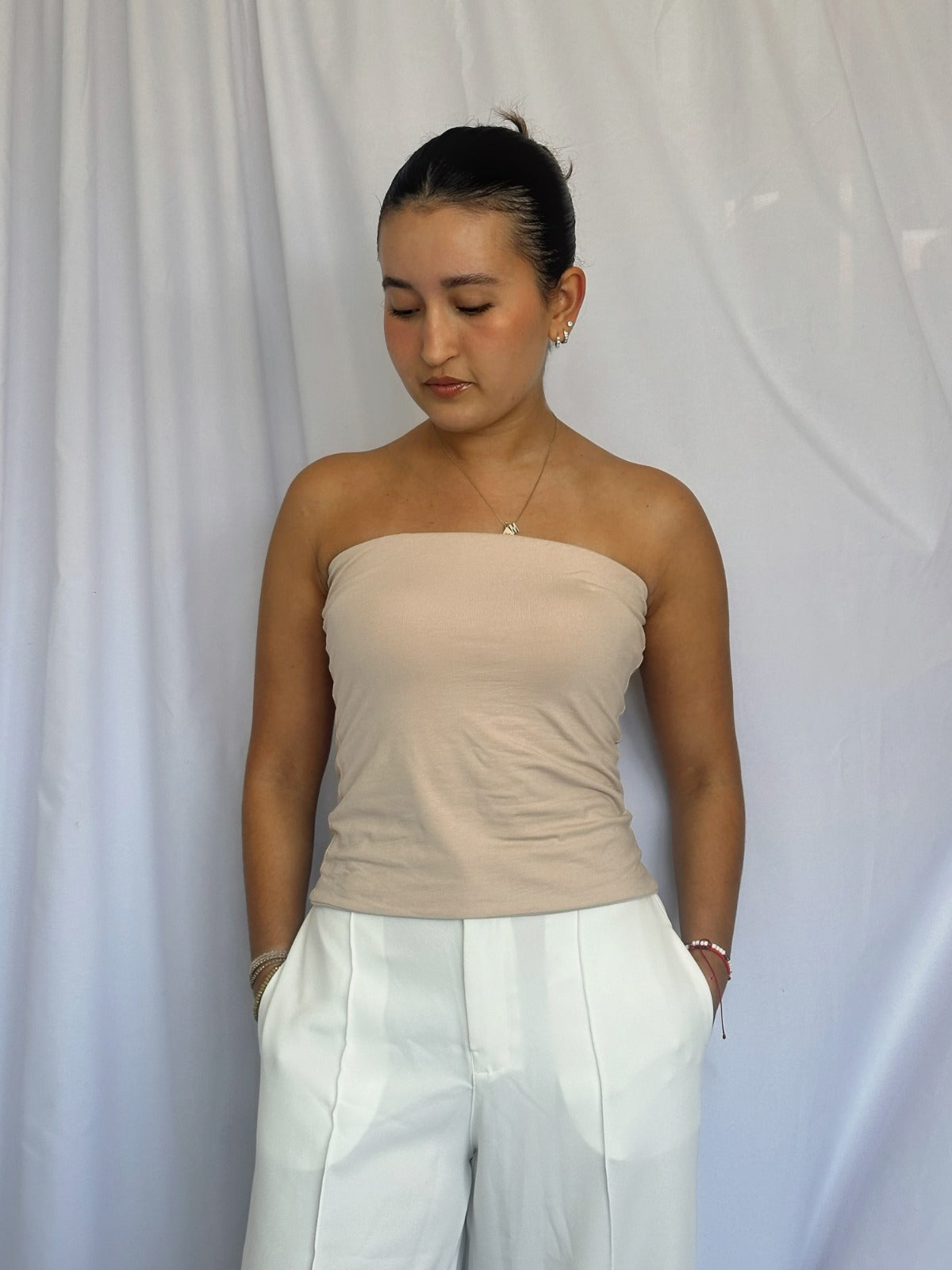 Pack 3 top Alba - Perla / Beige / Negro