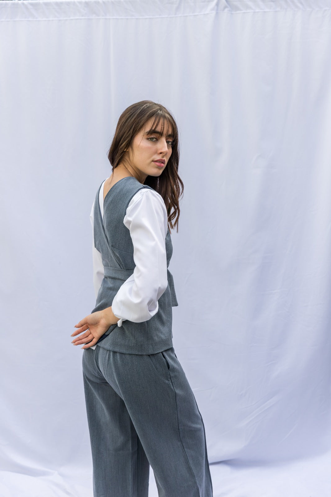Blusa Lucia - Azul melange