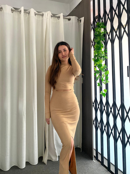 Vestido Priscila - Beige