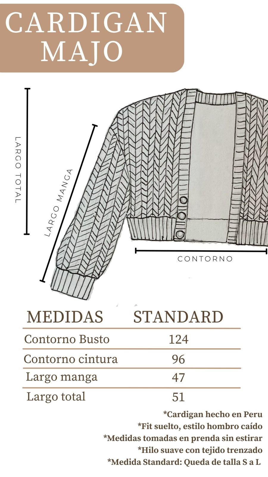 Cardigan Majo - Celeste