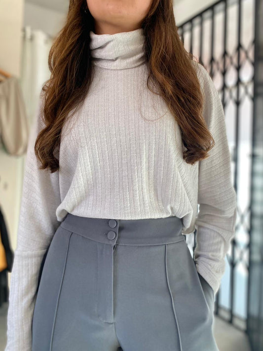 Pantalón Lucia Crepe - Gris