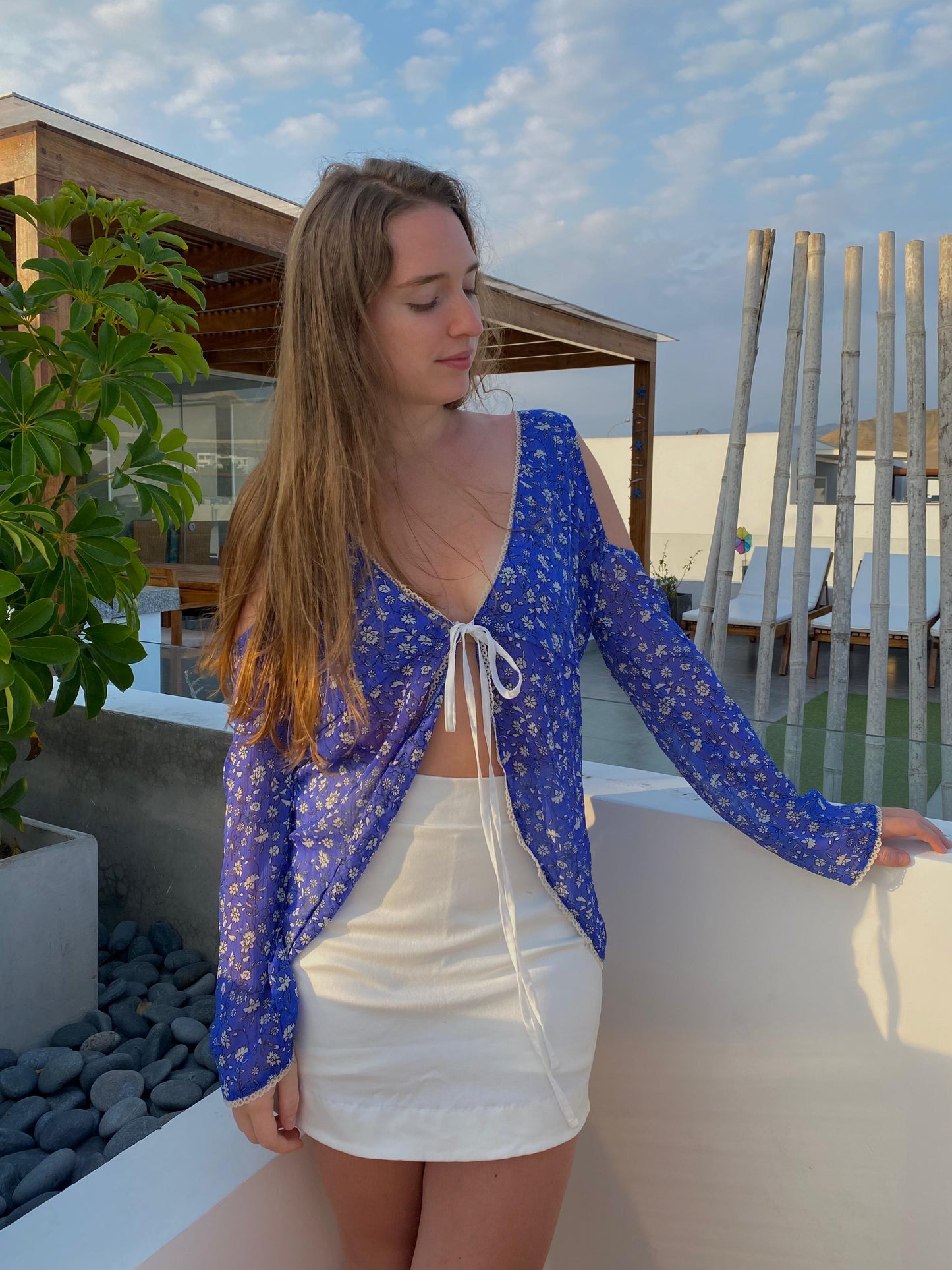 Blusa Laly - Azul