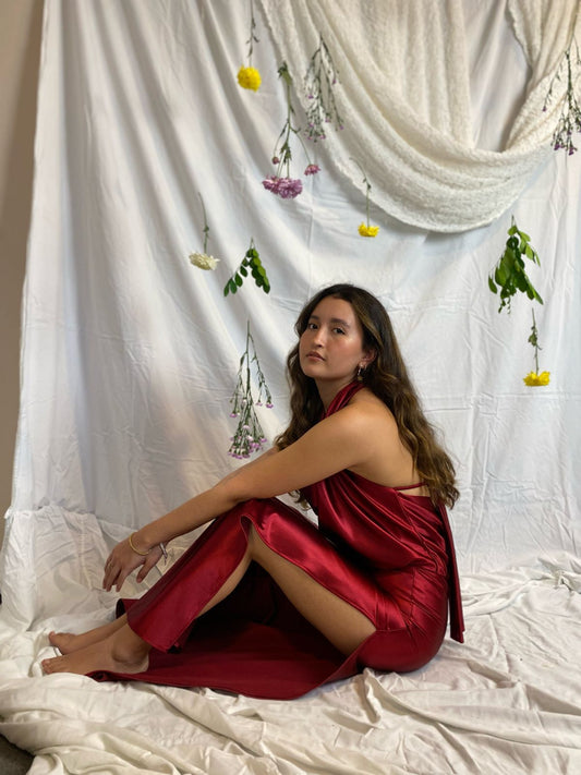 Blusa Charlotte - Guinda