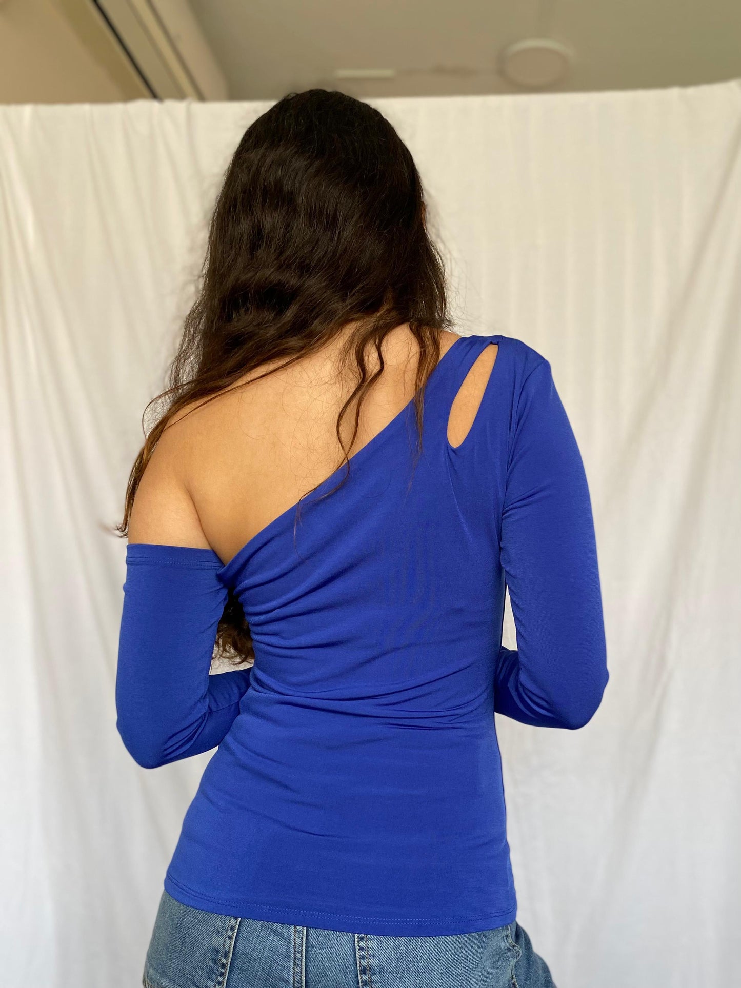 Top Maddy largo - Azul
