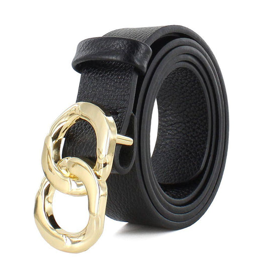 Correa negra 3cm - Bruno Ferrini