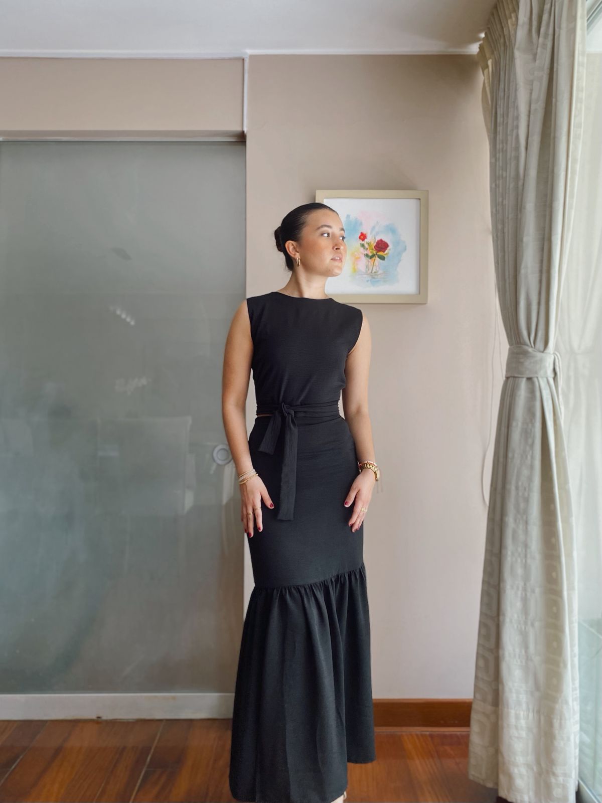Falda Sirena - Negro
