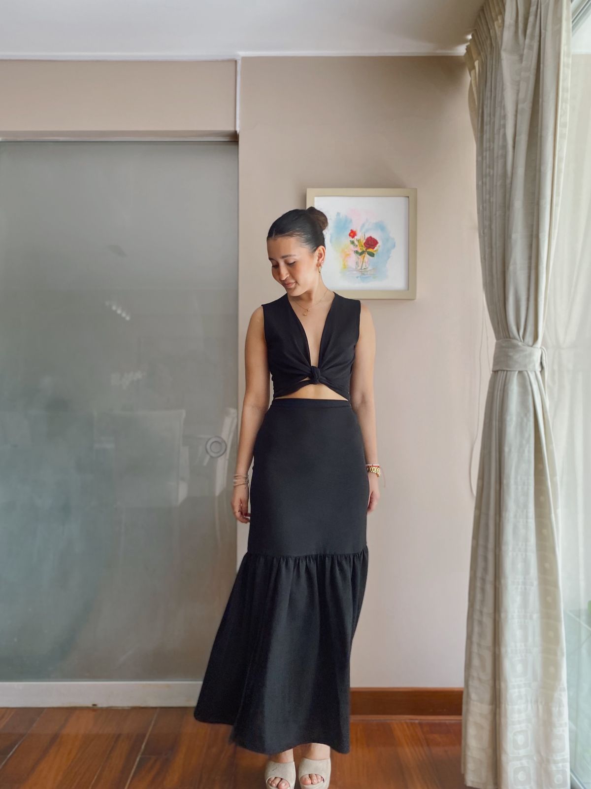 Falda Sirena - Negro
