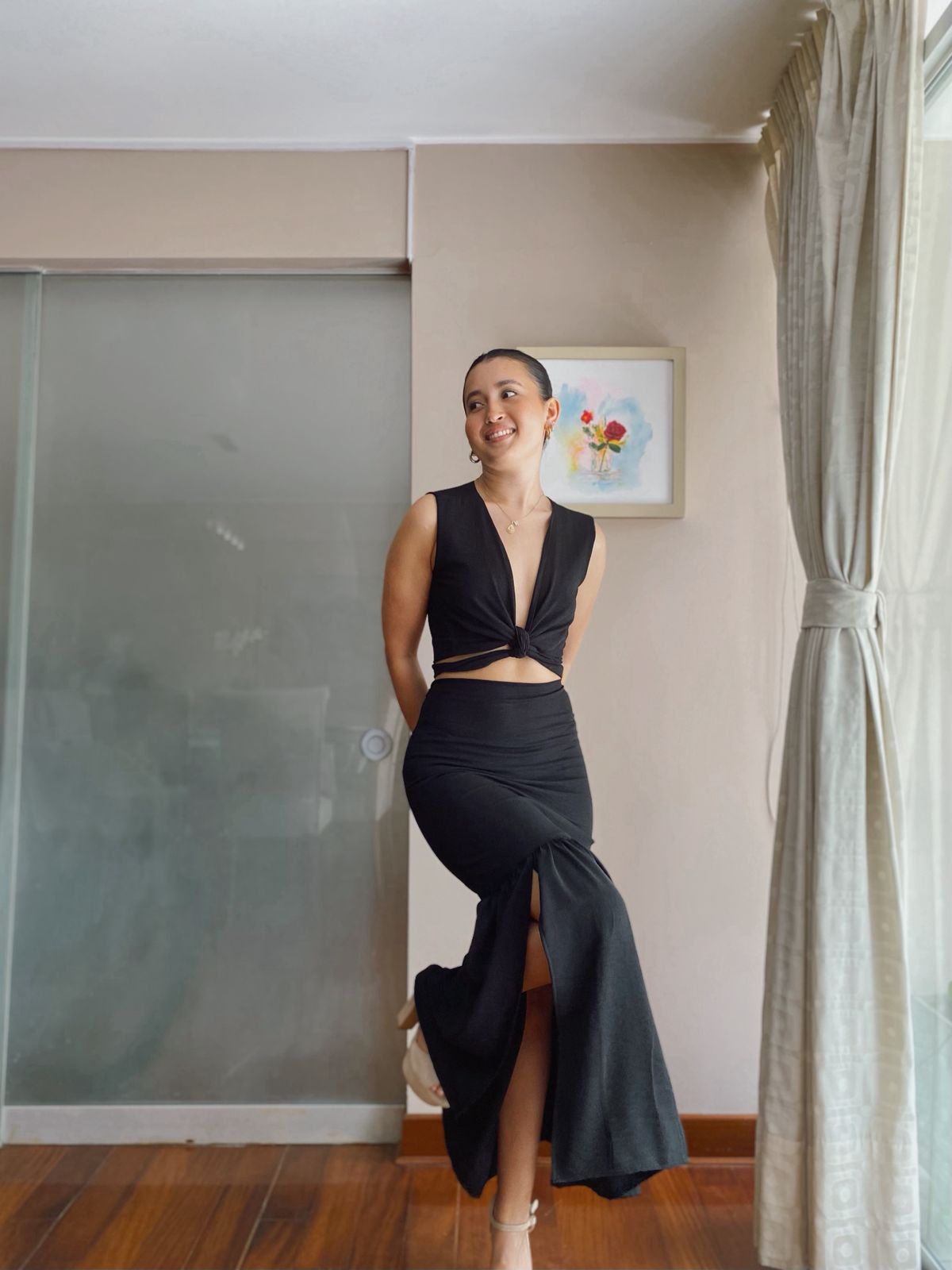 Falda Sirena - Negro