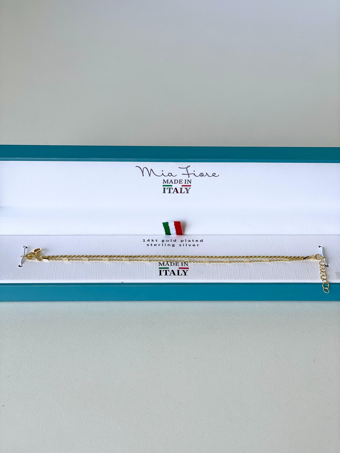 PULSERA MADE IN ITALY - ESLABONES y PUNTOS