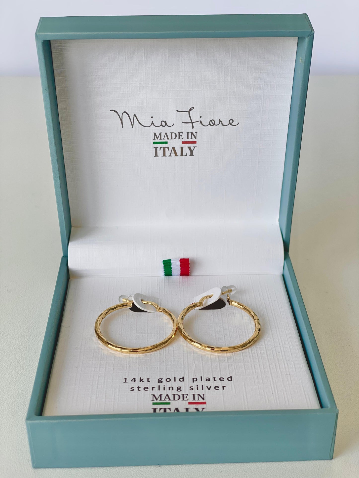 HOOPS MEDIANOS MADE IN ITALY - DORADA