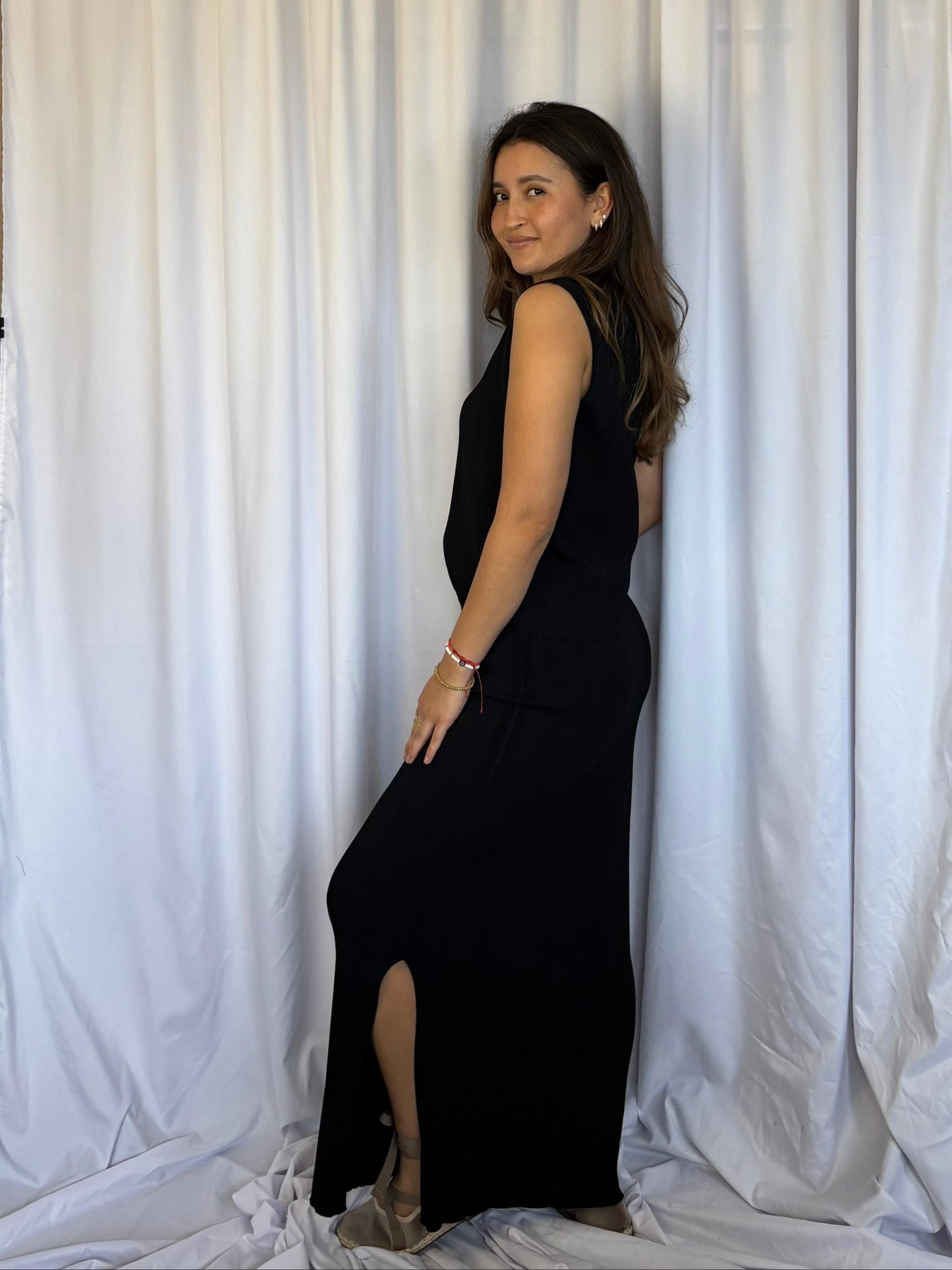 CONJUNTO FALDA TEJIDO RACHEL ZOE - NEGRO