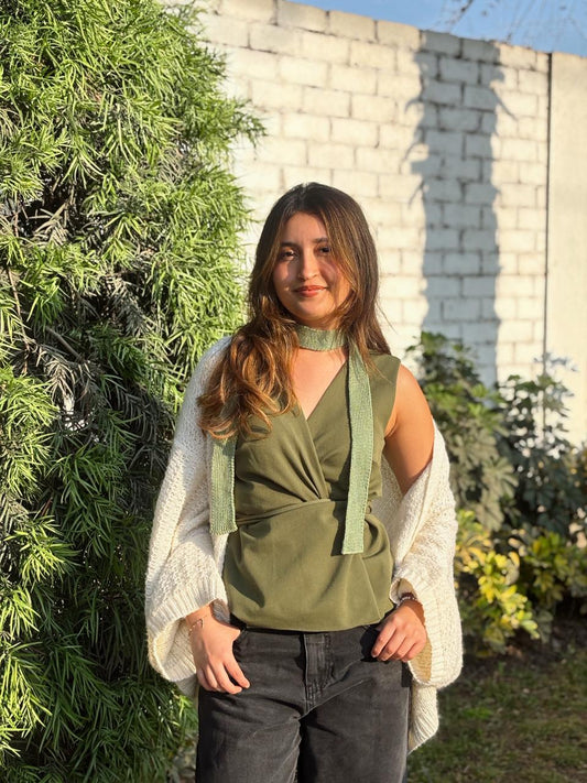 Twilly tejido - Verde