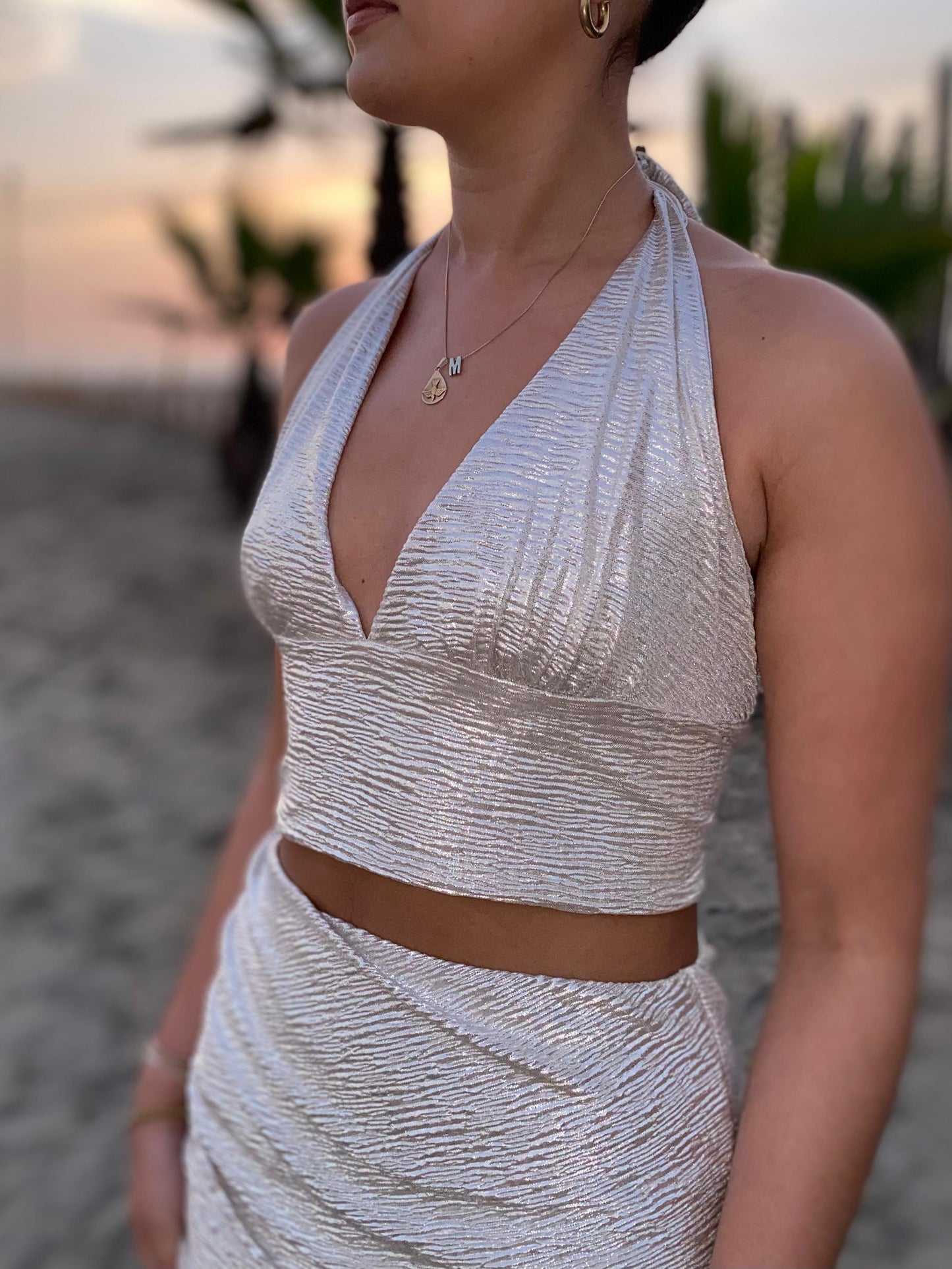 Top Glow - Plateado