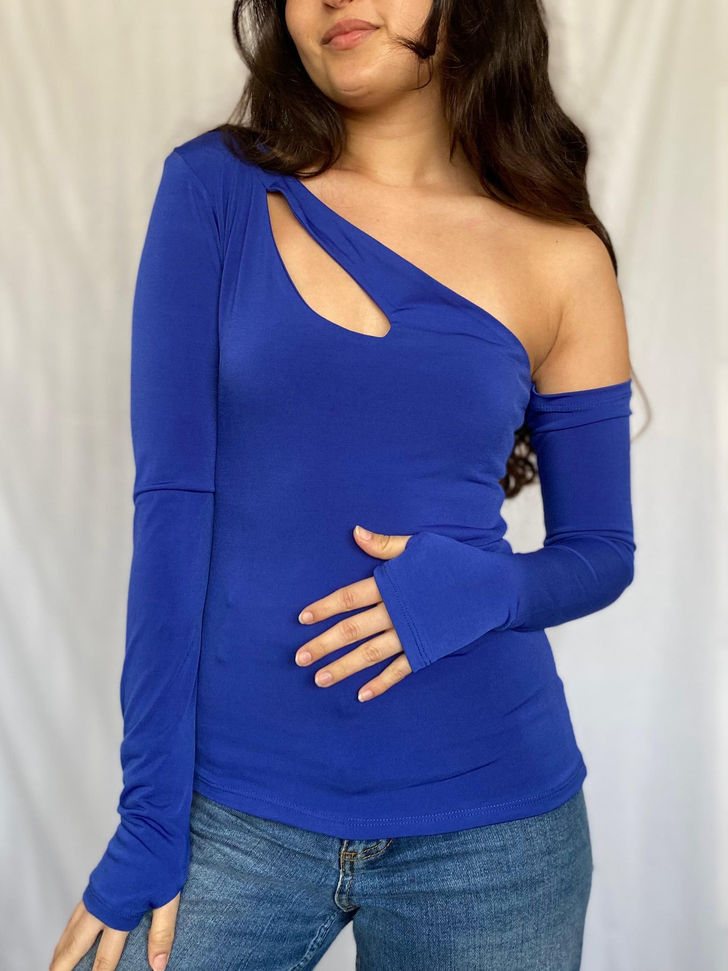 Top Maddy largo - Azul