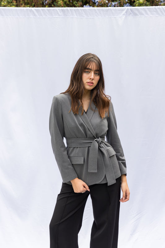 Blazer Dalia fit regular - Gris