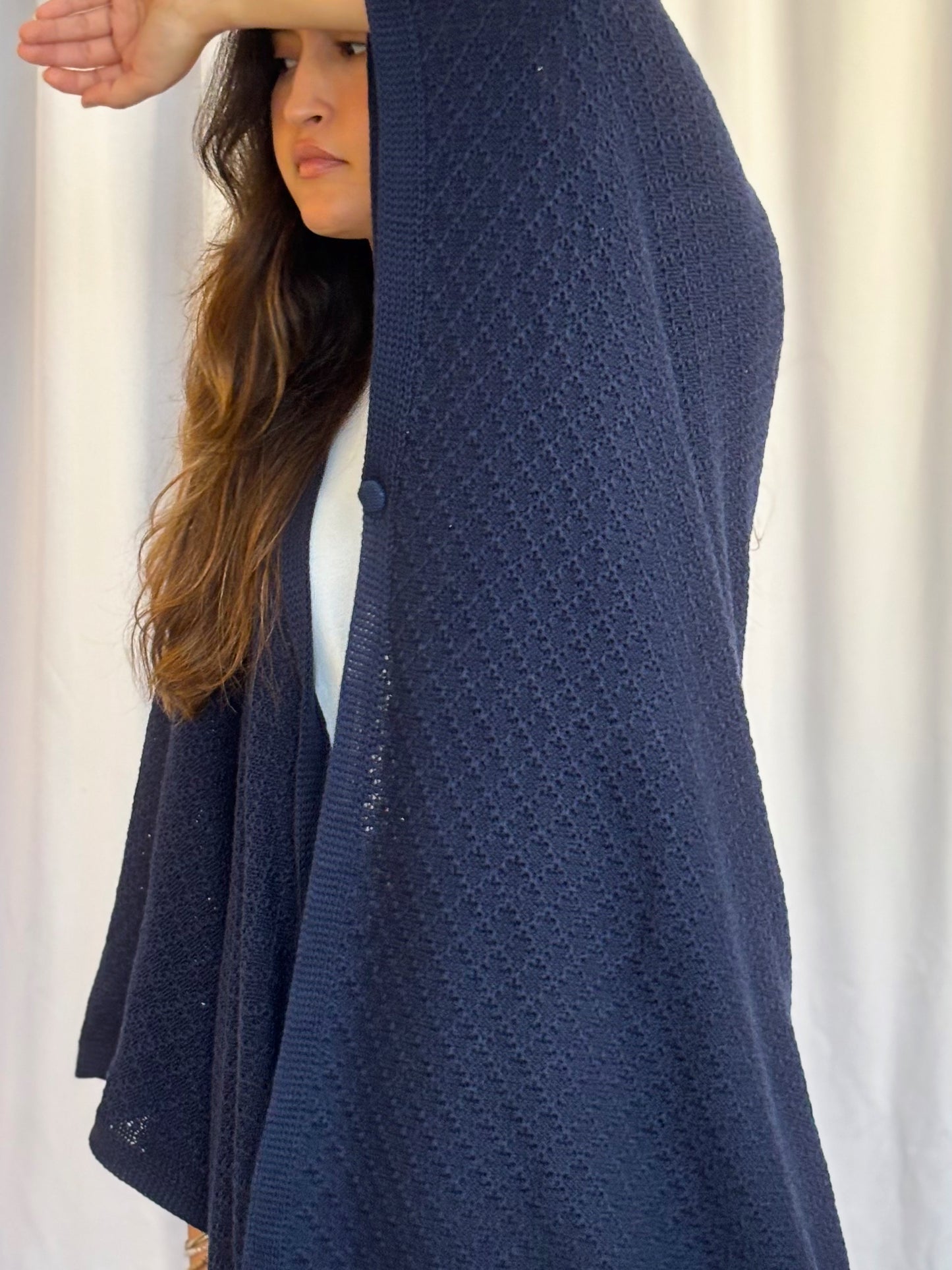 Ruana Almendra - Azul