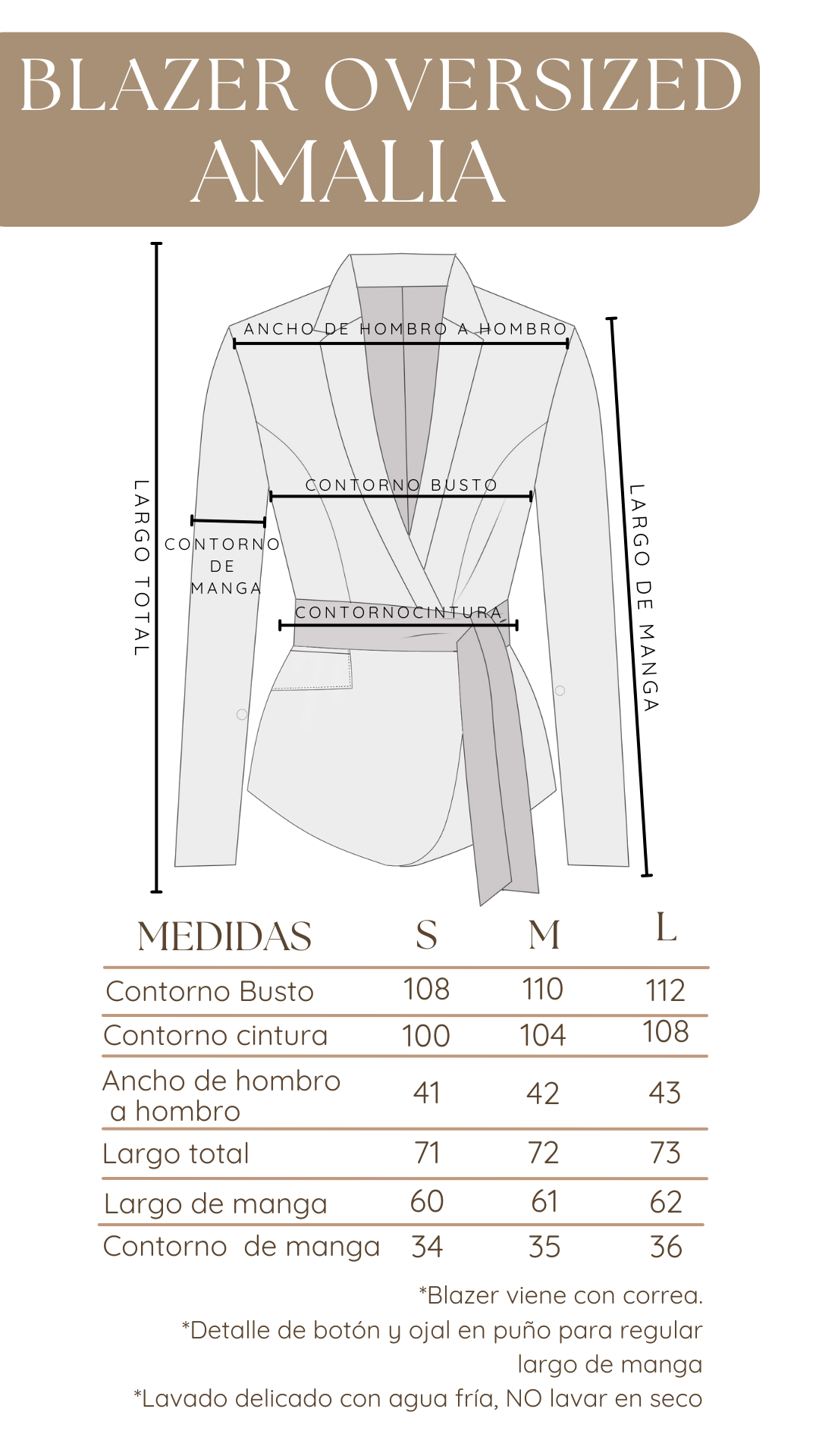 Blazer Amalia Oversized - Arena