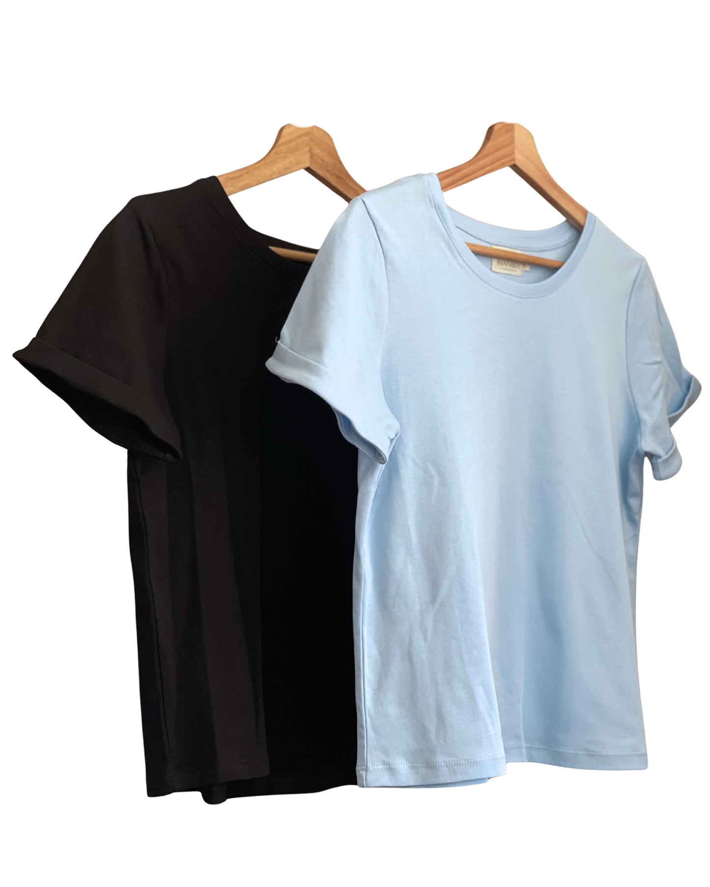 PACK 2 POLOS ARIA 2.0 - NEGRO Y CELESTE PASTEL