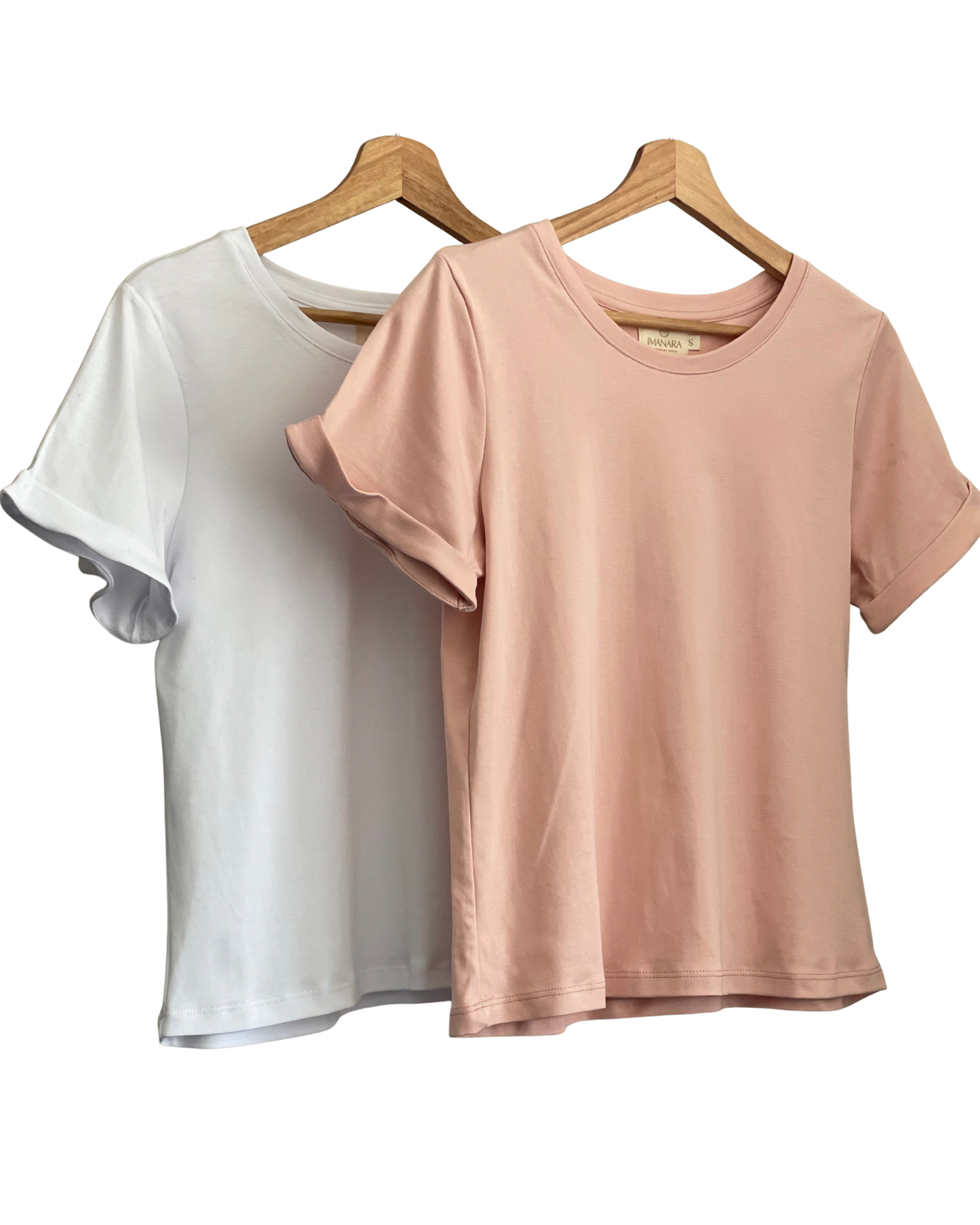 PACK 2 POLOS ARIA 2.0 - BLANCO Y ROSADO PASTEL