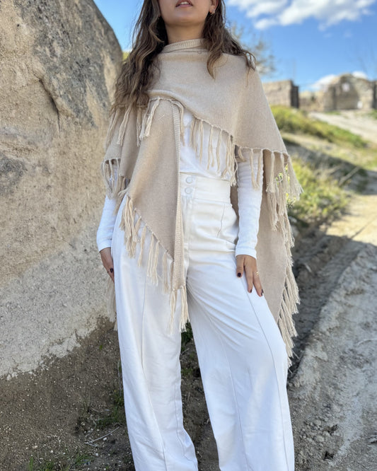 Ruana Bianca - Beige