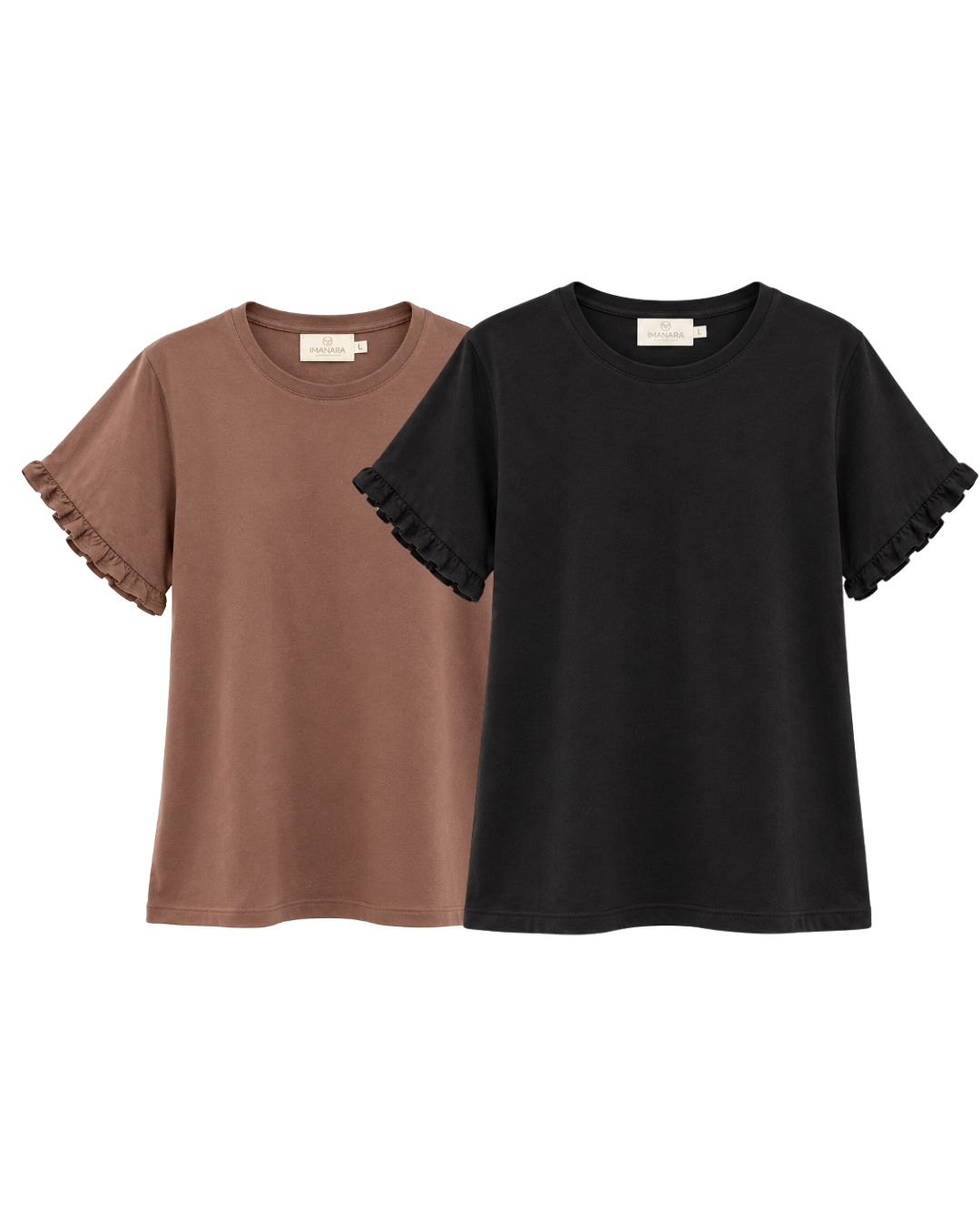 PACK 2 POLO LIRA - NEGRO / COCOA