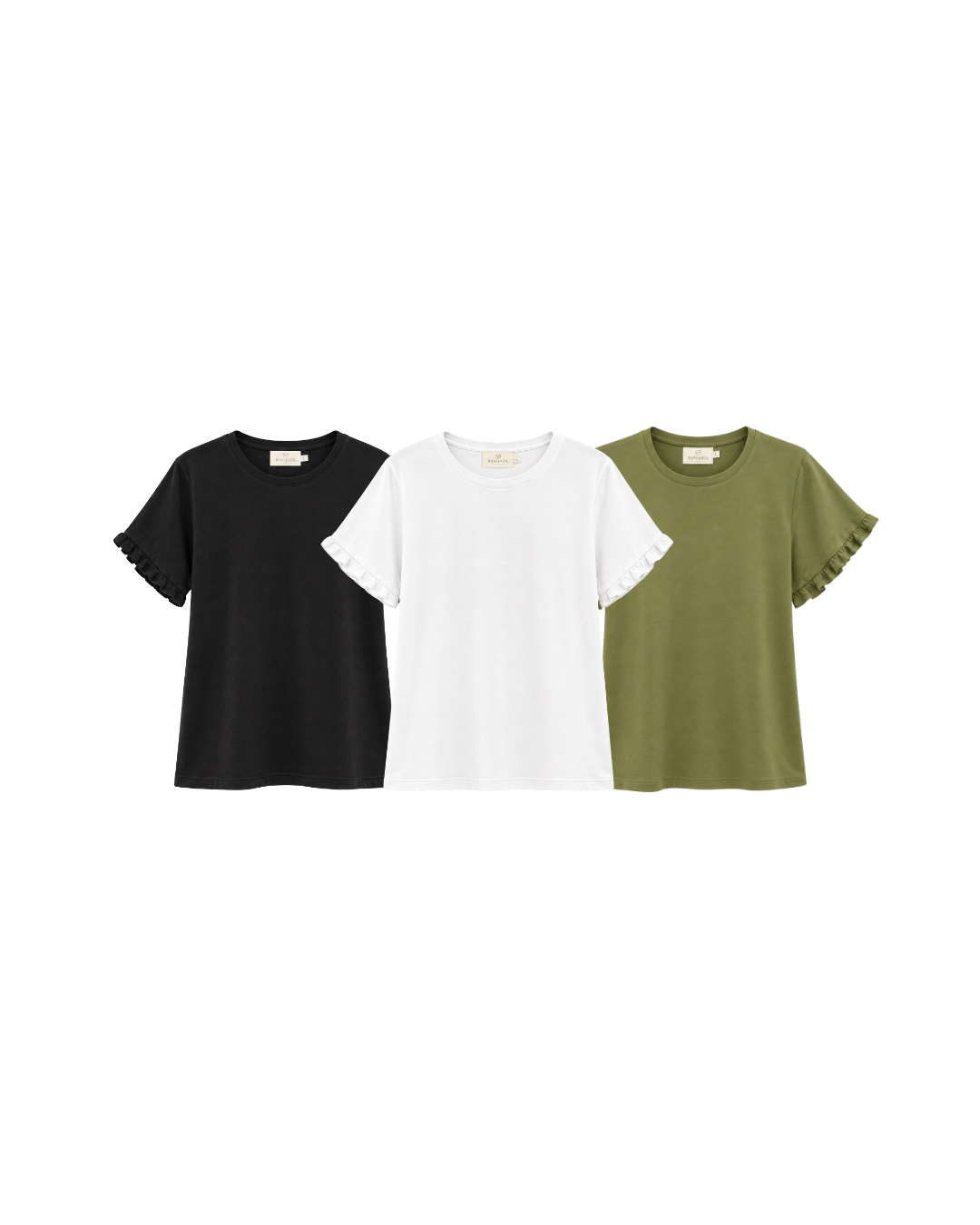 PACK 3 POLOS LIRA - PERLA, NEGRO y VERDE