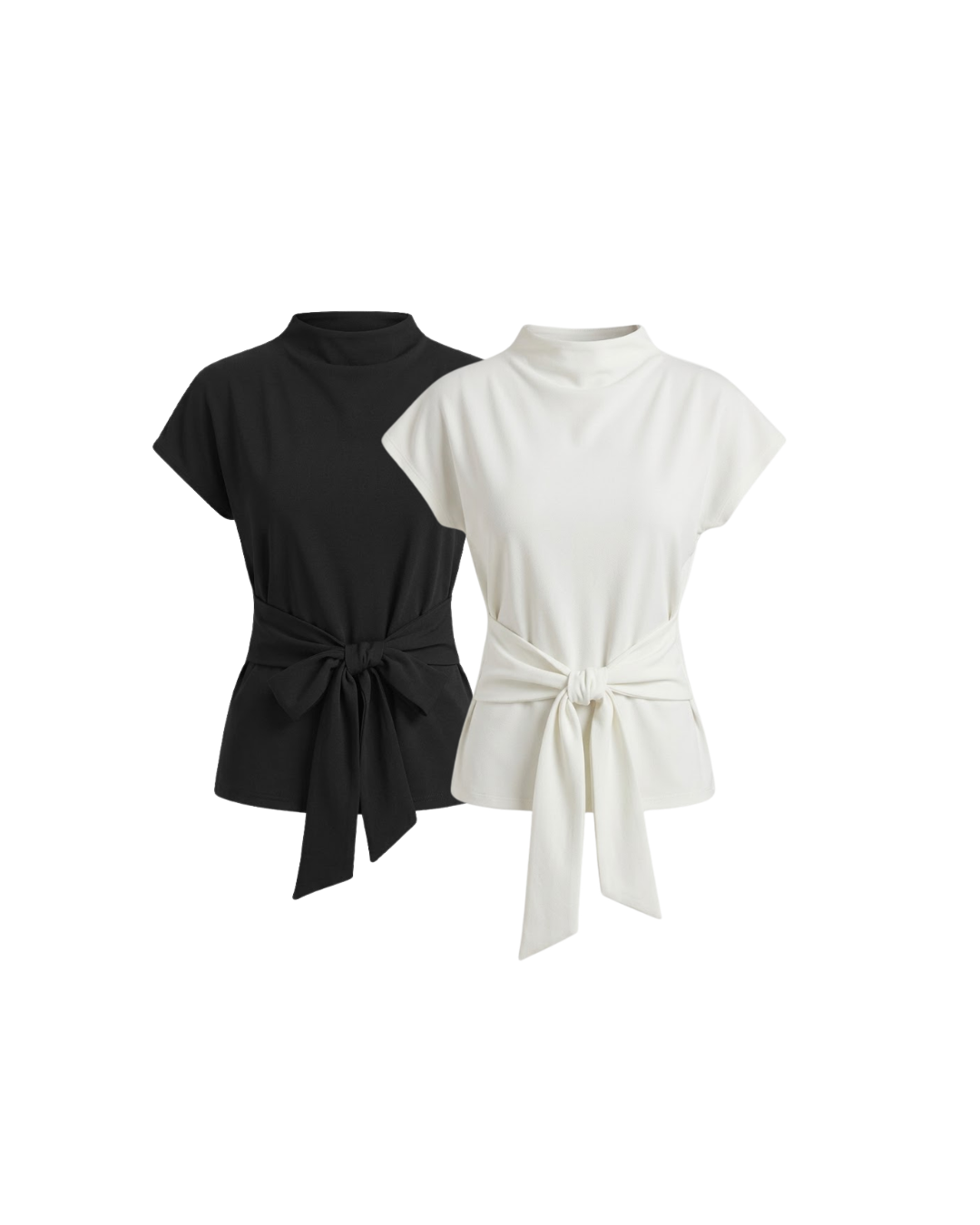 PACK 2 POLO GIA - PERLA/ NEGRO