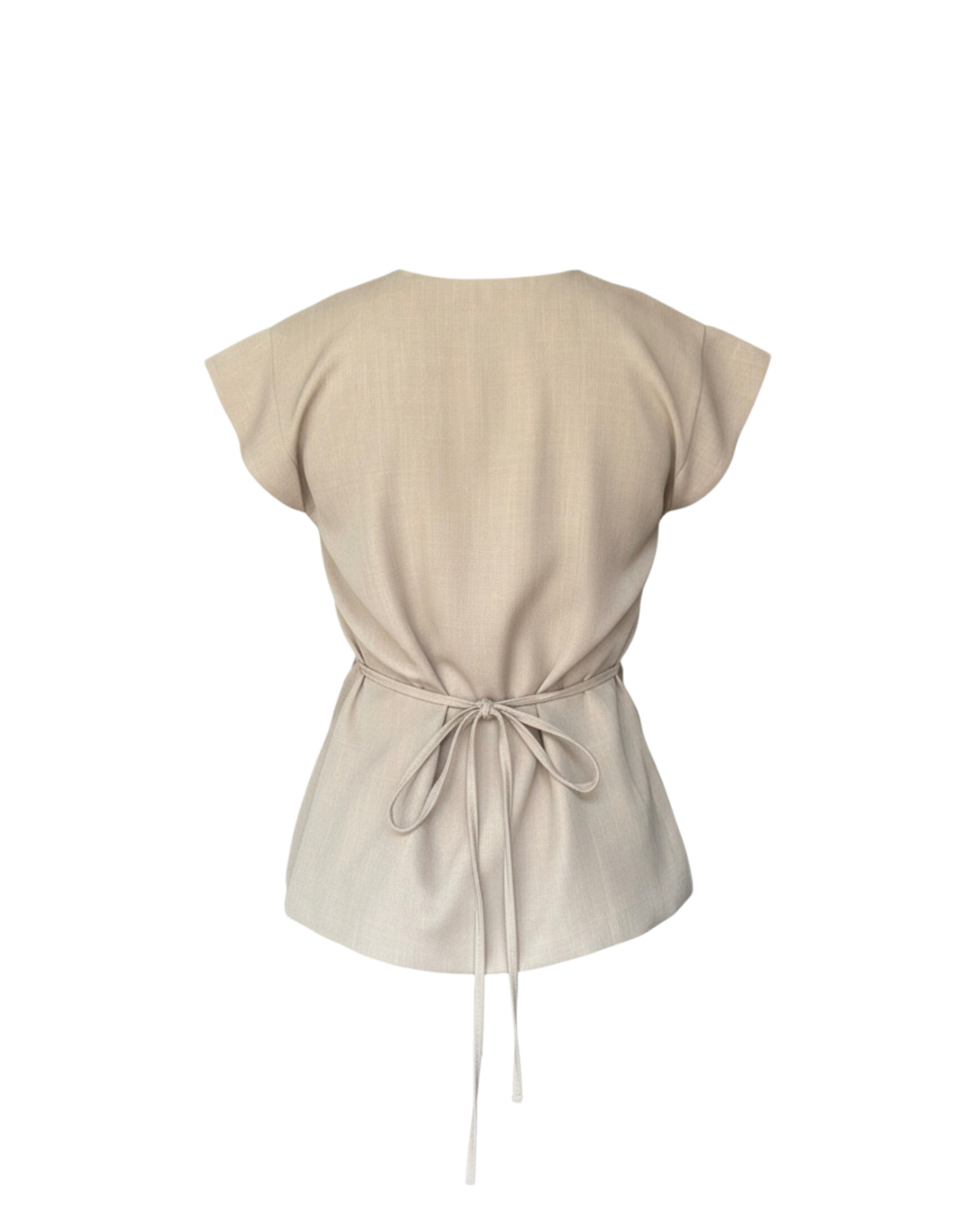 Chaleco Luana - Almendra