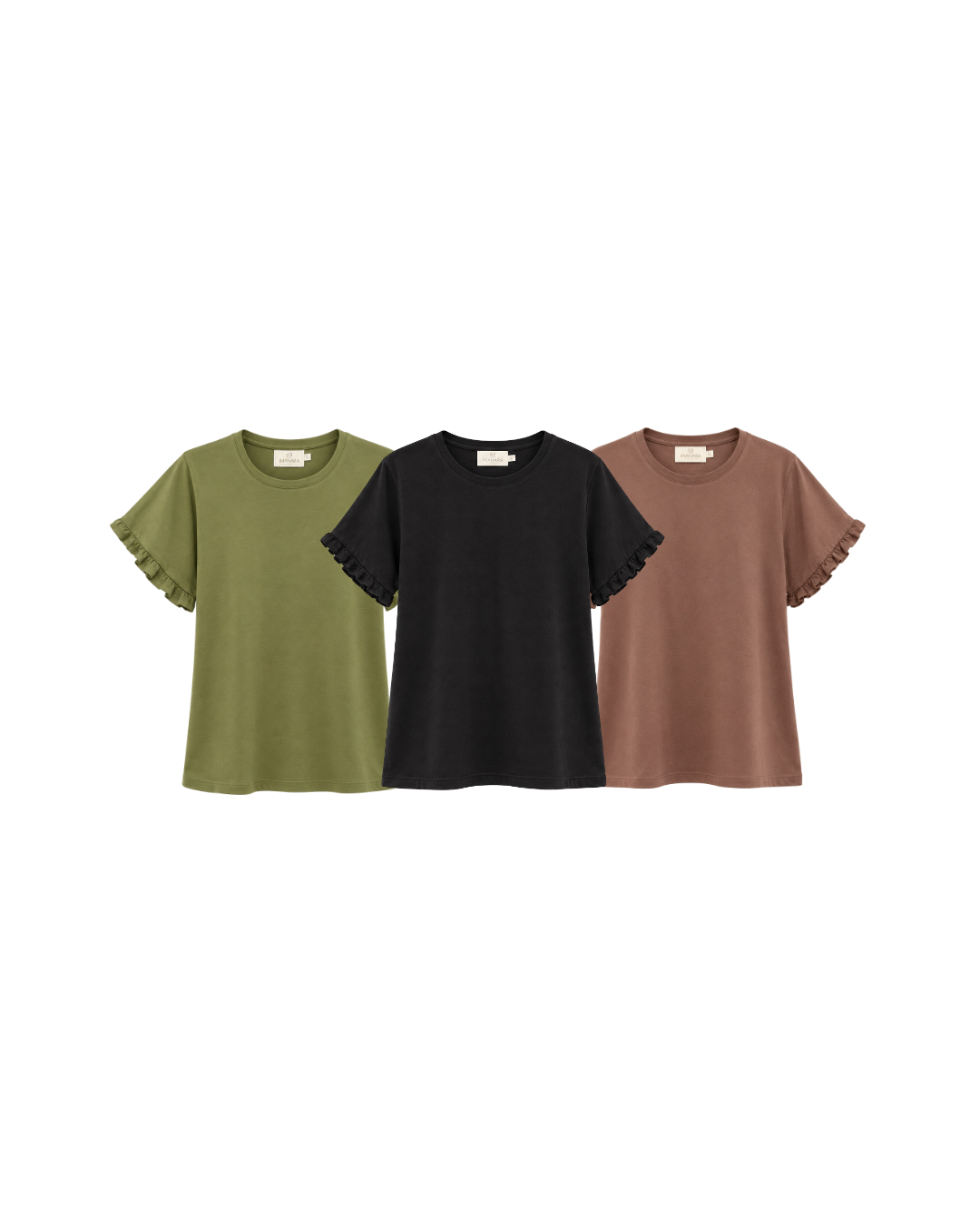 PACK 3 POLOS LIRA - NEGRO, VERDE Y COCOA