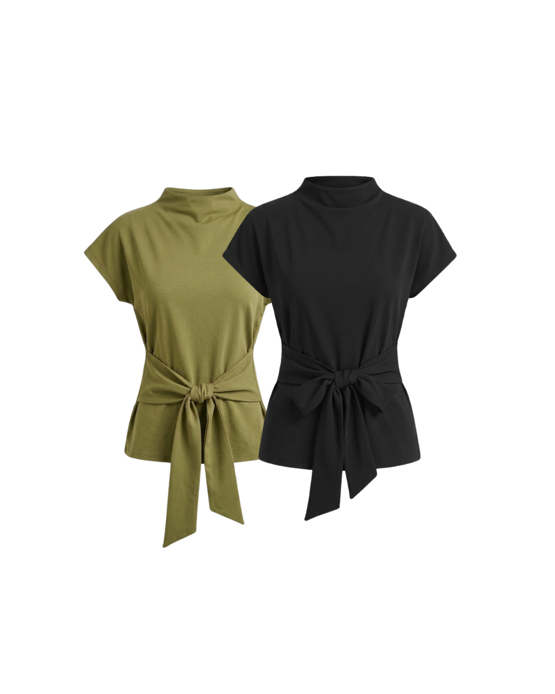 PACK 2 POLO GIA - NEGRO/ VERDE