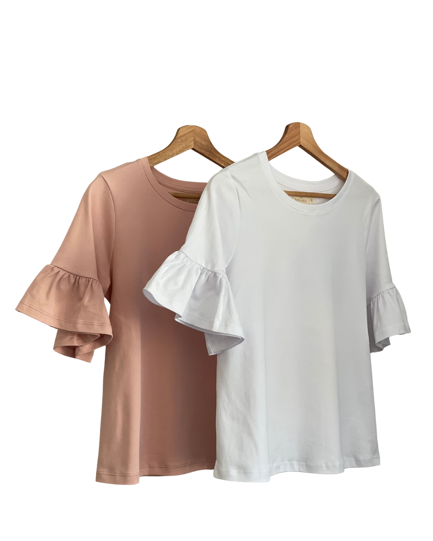 PACK 2 POLOS OLIVIA 2.0 - BLANCO Y ROSADO PASTEL