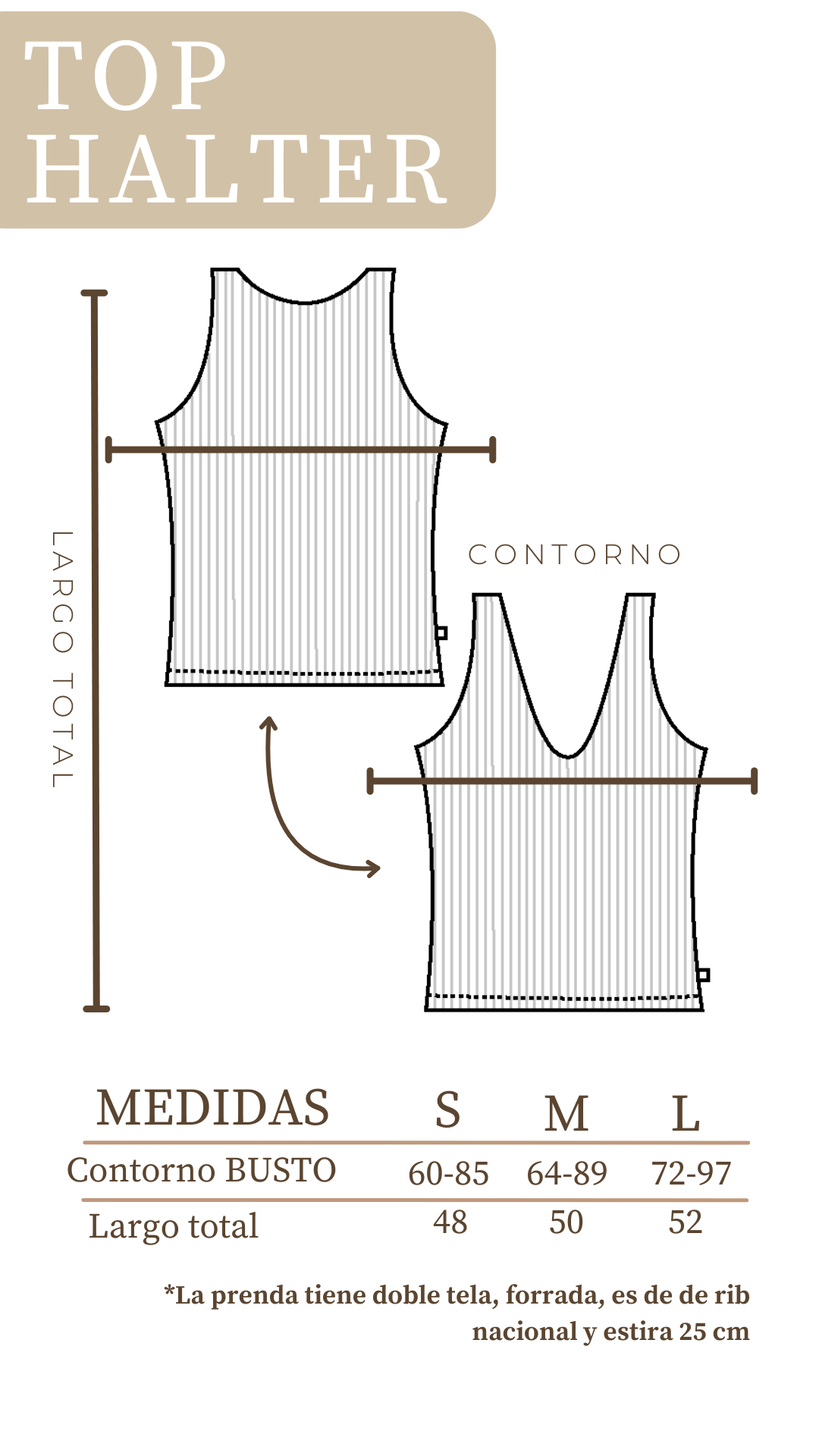 PACK 2 TOPS EMMA - NEGRO Y VAINILLA