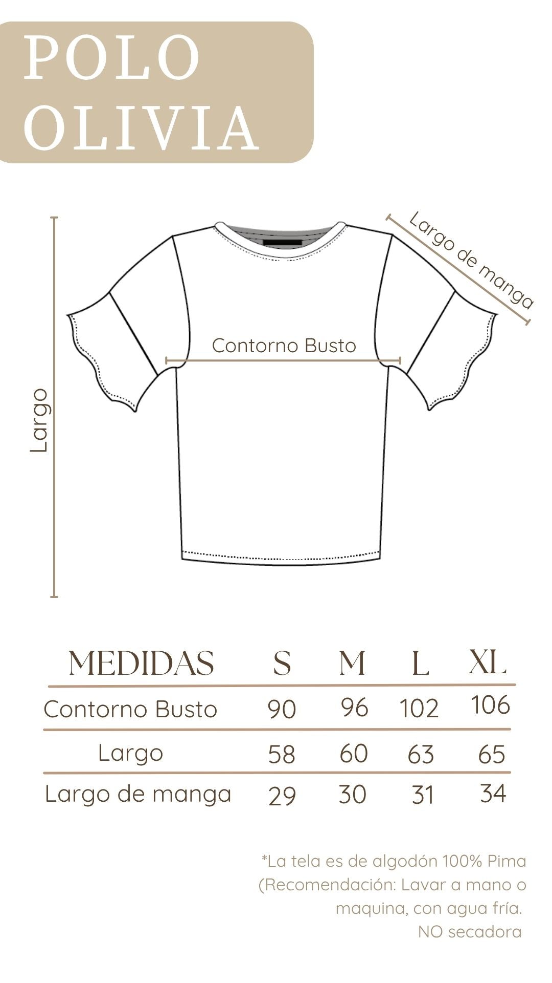 PACK 3 POLOS OLIVIA 2.0 - BLANCO, NEGRO y CHOCOLATE