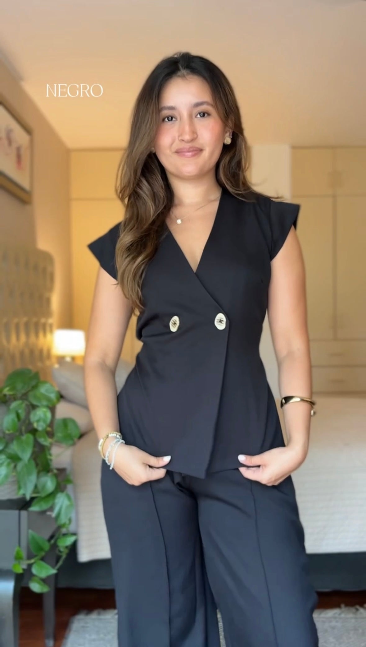 Chaleco Luana - Negro