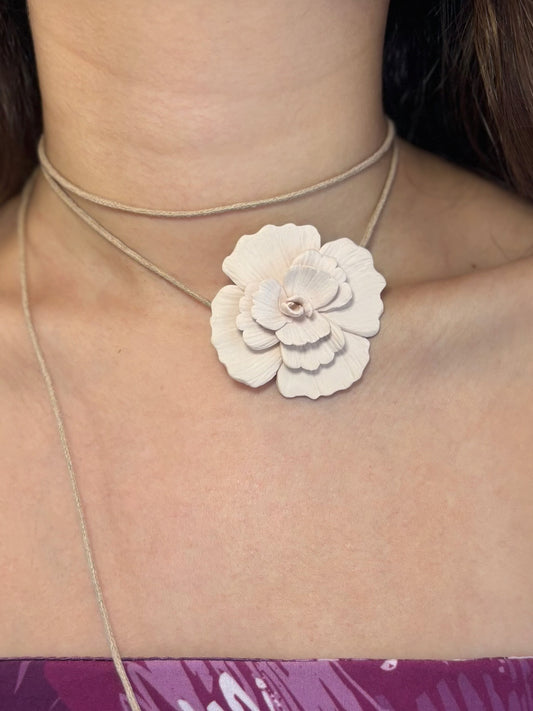 Collar Choker  Loto - Rosado