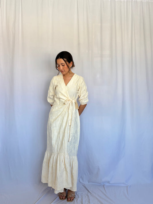 Vestido Kaia - Crema floreado