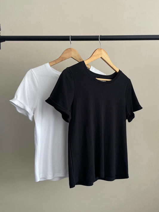 Pack 2 Polo Aria - Negro / Blanco