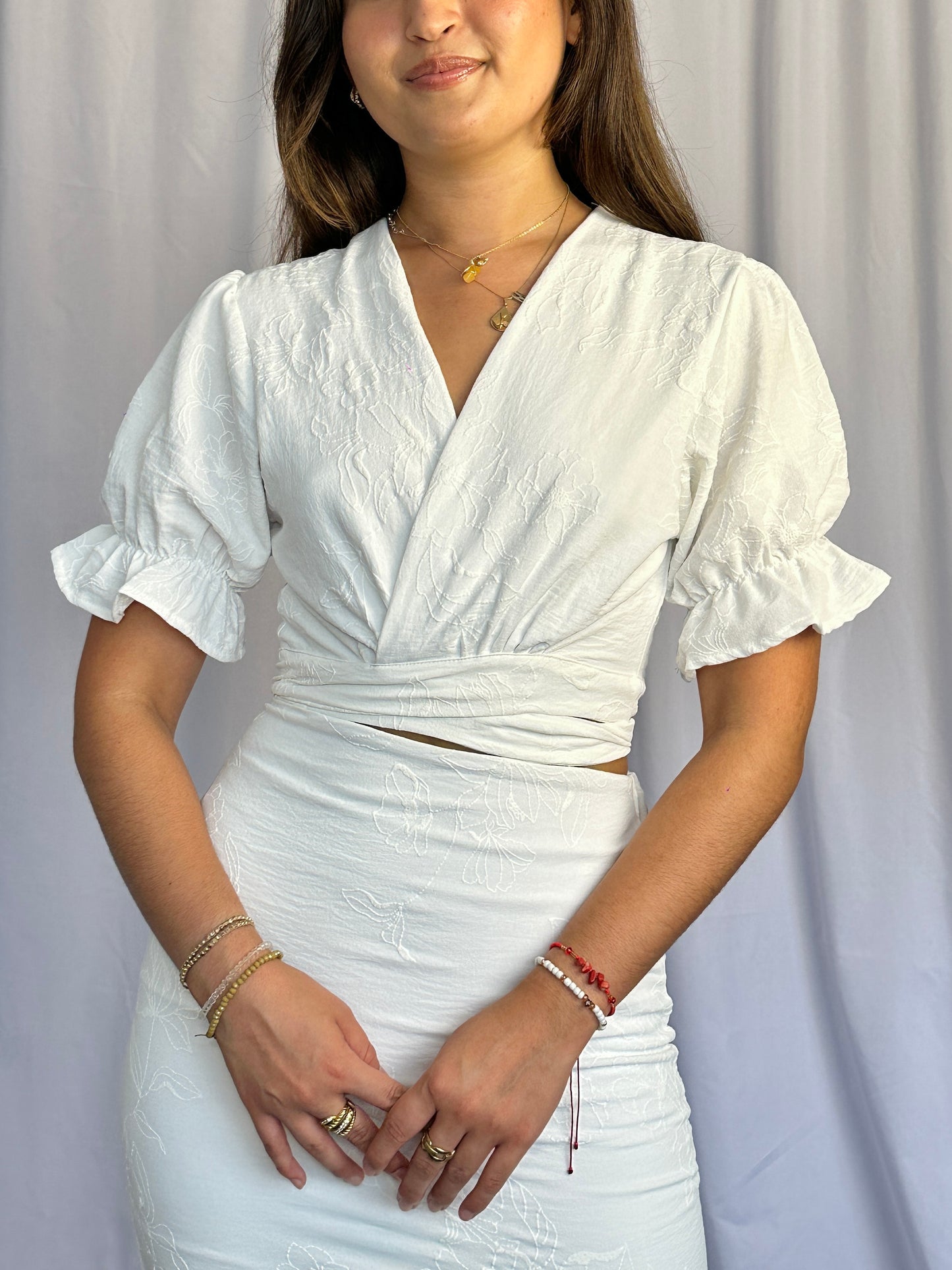 Blusa Isla - Perla