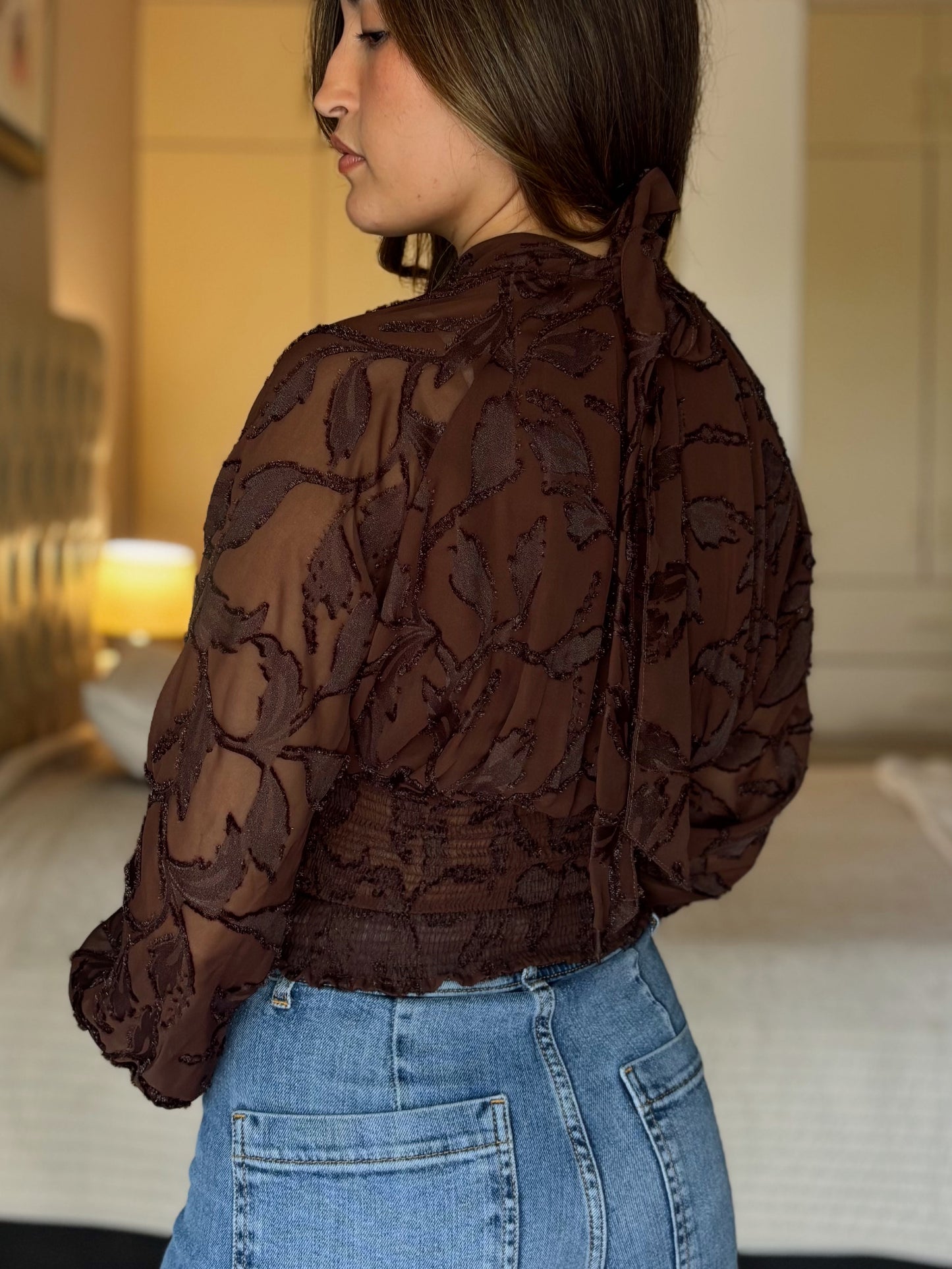Blusa Julieta - Chocolate
