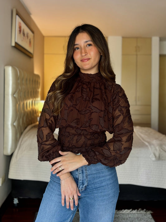 Blusa Julieta - Chocolate