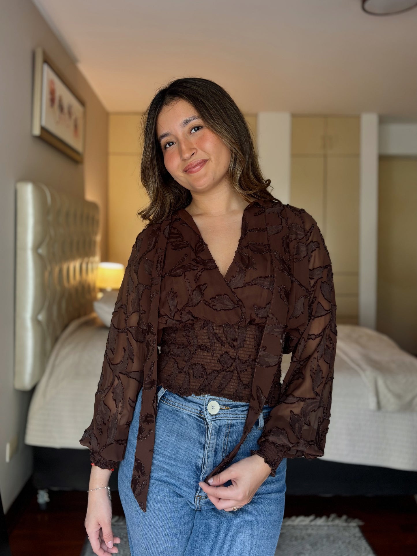 Blusa Julieta - Chocolate
